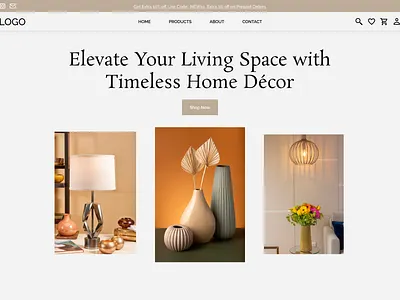 Home decor Website Hero section banner design figma graphic design herosection productdesign ui ux webdesign website
