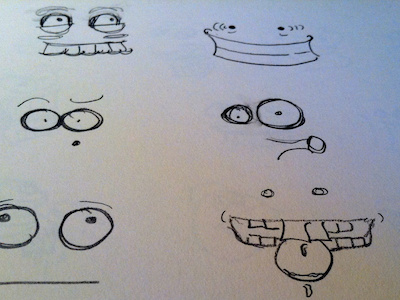 Face Collection 01 cartoon drawing face sketching