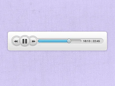 Player Controls audio player video