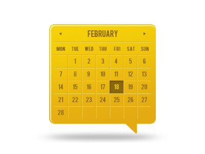 Date Picker date picker yellow