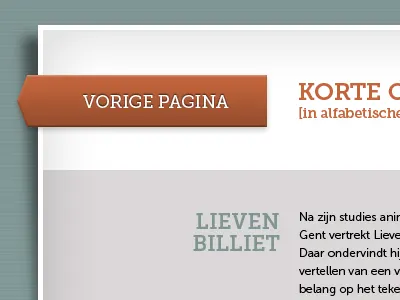 De Raconteurs button museo typography