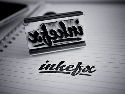 Inkefx Stamp black inkefx stamp white