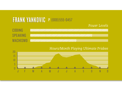 Business Card big business card data graph graphic green infographic type