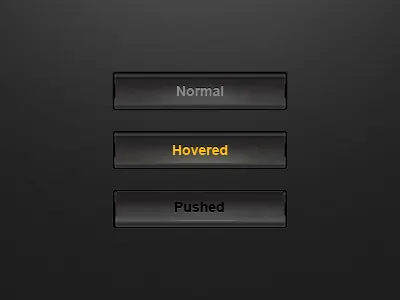 Black Buttons black button ui