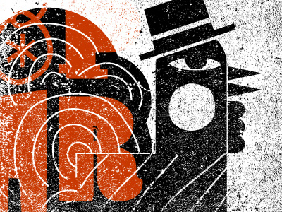Fried Chicken postcard silkscreen