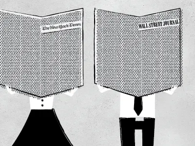 Papers black white newspaper