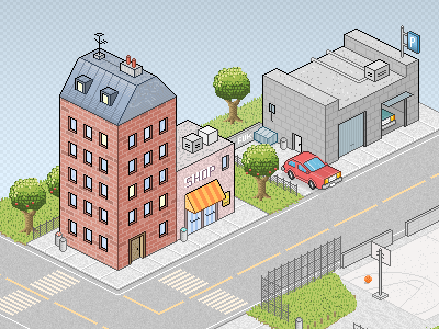 pixelart illustration isometric personal pixel pixel art