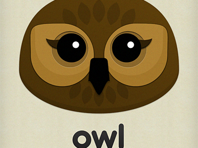 Owl illustration kids owl