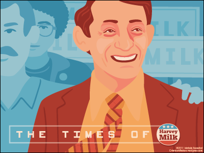 Milk Complete complete digital harvey milk illustration portrait vector