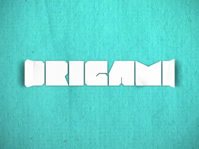 Origami fold origami paper