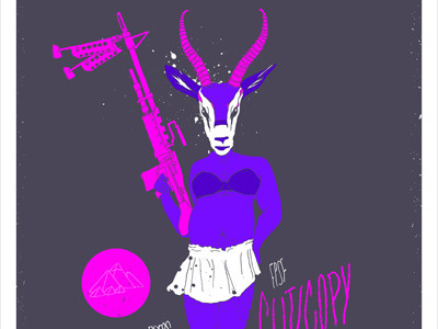 Poster Draft illustration poster screen print