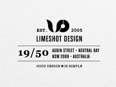 Address Stamp black lettering logo stamp type