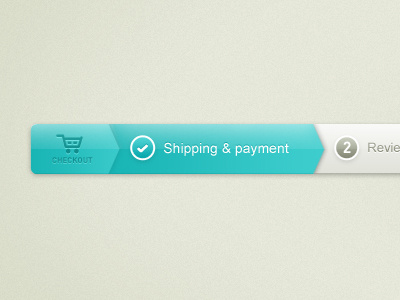 Checkout progress bar r.2 checkout shopping steps