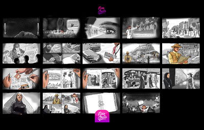 'Al Ula Stars' Storyboard al ula arabia arabian artist cultural culture desert film help heritage middle east movie rangers saudi site storyboard