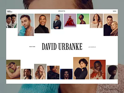 Animation & Layout Exploration for a Photographer’s Website animation branding clean creative design grid minimal photo typography ui ux web website white