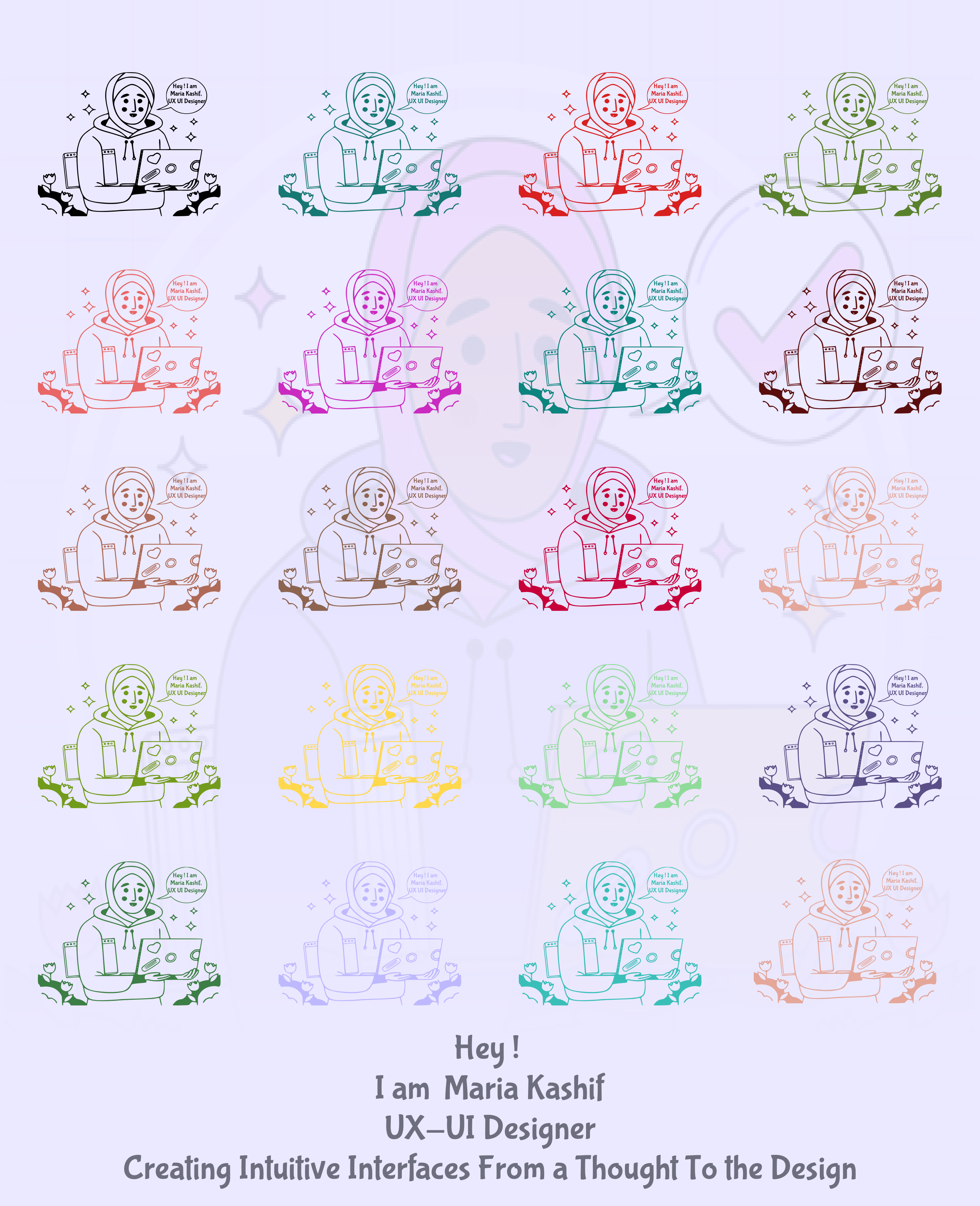 Avatar Collection - Avatar Creation - Branding branding design graphic design ill illustration logo ui vector