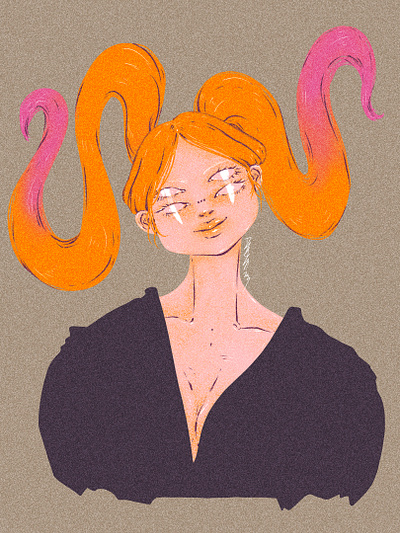 Ponytails illustration