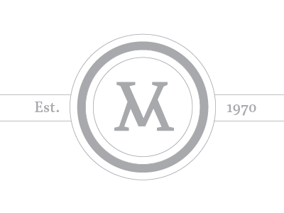 Metavia 1st round grey illustrator logo mockup typograpy