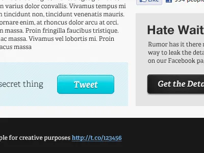 Twitter Feedback Bar (Part 2) buttons feedback form twitter