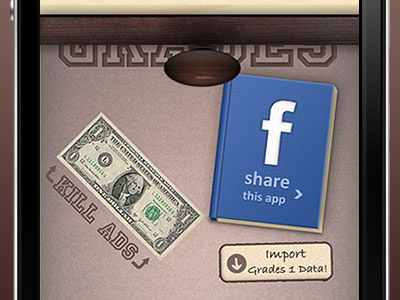 Grades 2 - Beneath the Drawer app brown drawer facebook ios iphone wood