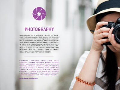 Categories: Photography aaart major photography purple rebrand