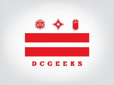 DC Geeks Final illustration logo logo design