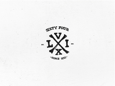 Sixty Four Logo 64 bones drawing drawn four logo sixty