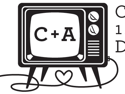 Wedding Invites: Couple Logo love tv wedding