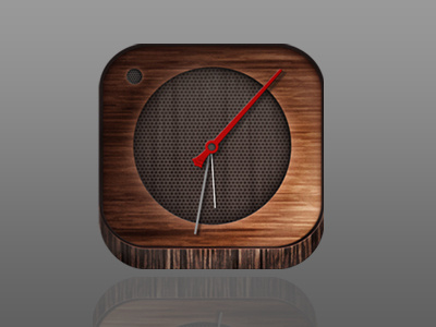 Clock app iphone ui