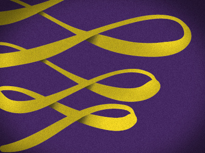 Laces gold purple