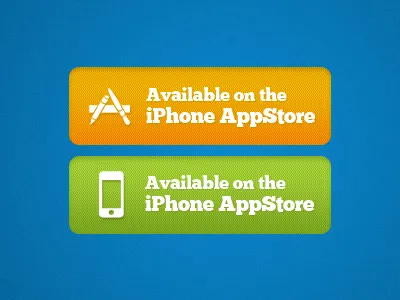 Themed AppStore Buttons appstore buttons download iphone