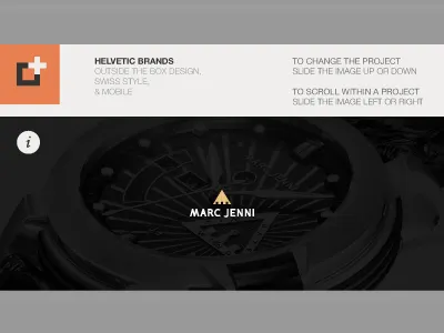 Mobile portfolio redesign branding international iphone mobile style swiss webdesign