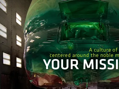 Your Mission interface interface design web design