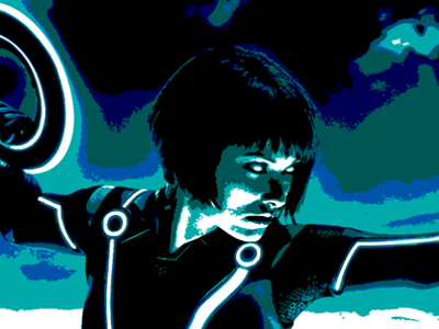 Vexel Art: Quorra of Tron Legacy geek chick quorra vexel