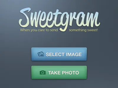 My First iPhone App 2 buttons camera image iphone photo select