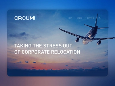 Relocation Company Website branding graphic design ui