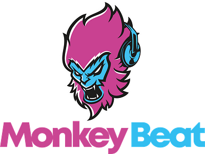 MonkeyBeat Logo branding graphic design logo