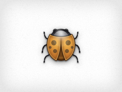 Bug brown bug dots icon