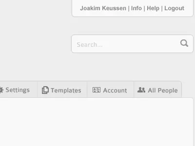 Basecamp Redesign [WIP] basecamp design hyper island jkeussen redesign typography ui web website