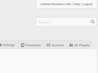 Basecamp Redesign [WIP] basecamp design hyper island jkeussen redesign typography ui web website