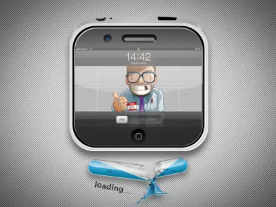 Icon iPhone's new design 5 a5 apple gang icon infographic iphone