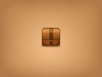 Folio Case iPad Icon app brown icon ipad iphone leather mobile