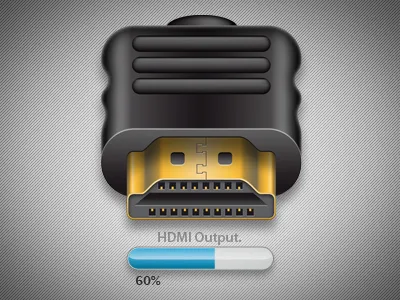 Icon HDMI 5 apple hdmi icon infographic iphone output