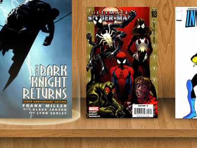 CSS Spotlight art directed article comic books! css3 personal ui