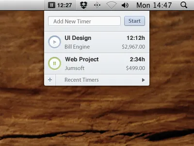 Add New Timer (next day) clock jumsoft timer ui
