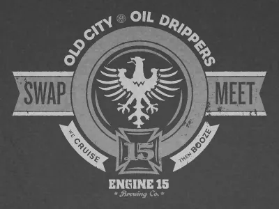 VW Show Shirt beer car club meet microbrew restaurant show swap vw