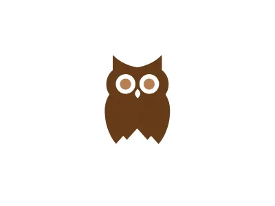 Owl / Mountain Logo logo mountain owl