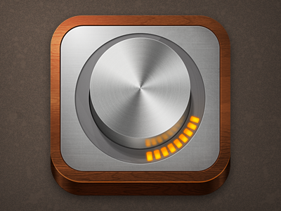 Monome Arc brushed metal dial icon ipad iphone led metal wood