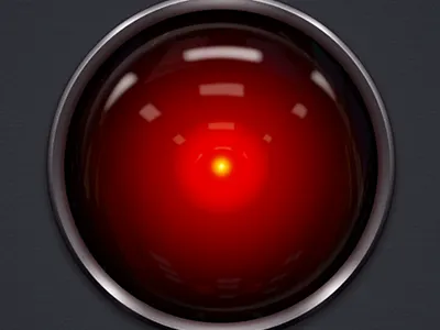 HAL 9000 2001 hal hal9000 metal red sphere texture wallpaper