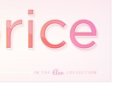 ..rice color feminine header pink promo soft type typography